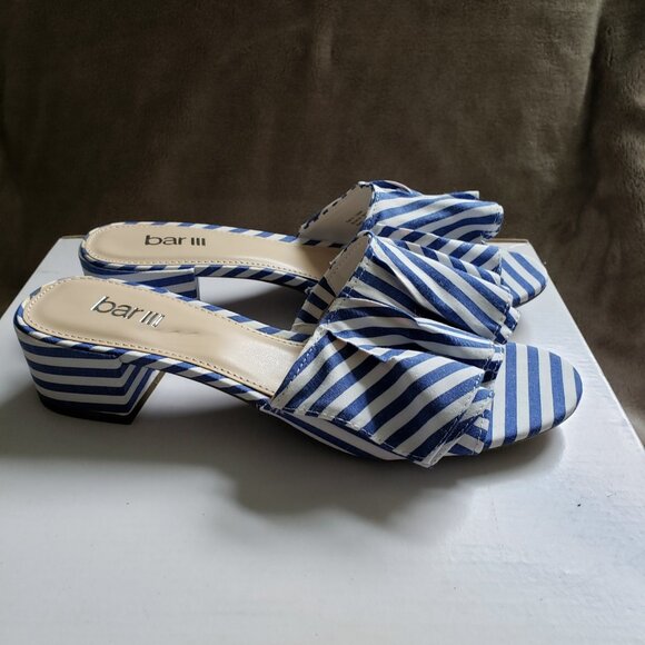 (New) Bar III Janie Slide-On Sandals (Women's 7.5M) - Picture 7 of 8